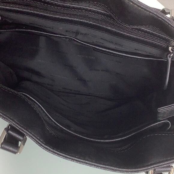 Michael Kors Morgan coated signature print Travel Tote zippered purse & dust bag - Picture 11 of 16